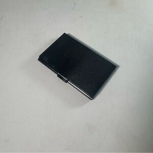 Sleek Black Card Holder